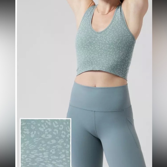 Athleta Reversible Aurora Crop Rib Tank | XS - Picture 3 of 8
